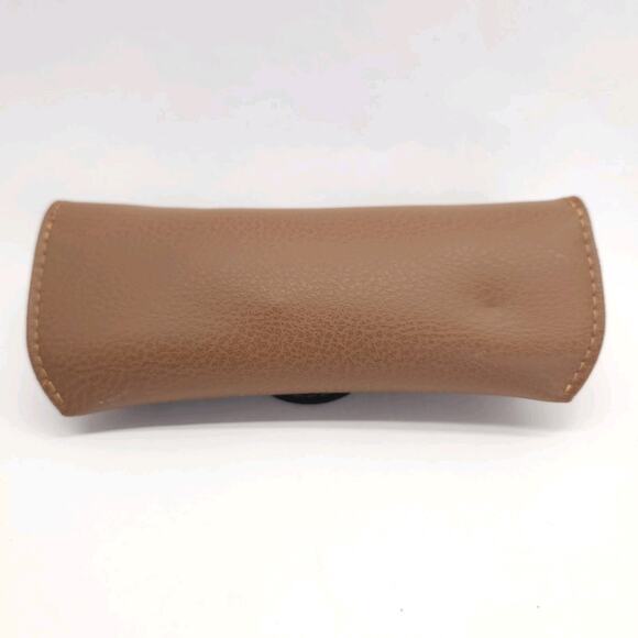 Ray-Ban Sunglasses Logo Brown Snap Closure Aviator Replacement CASE ONLY EUC - Picture 7 of 8